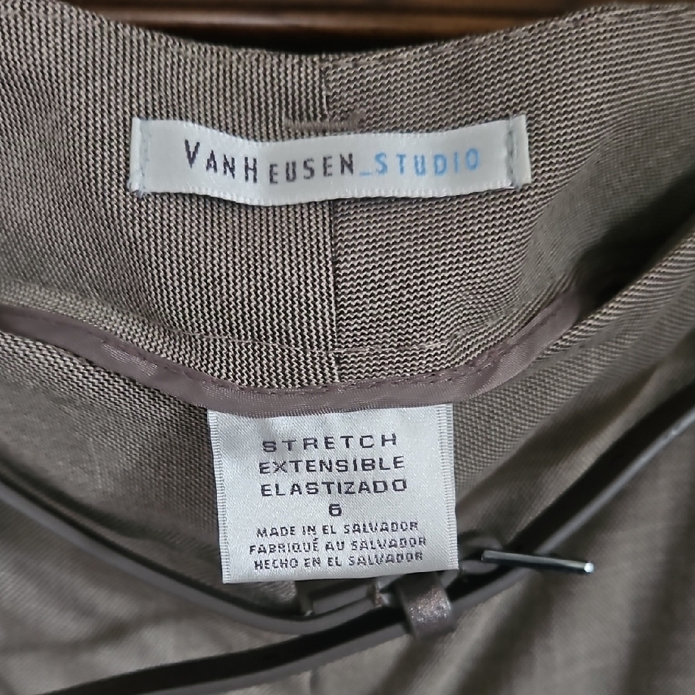 Tan Blazer and Pants Suit Set - Picture 3 of 5